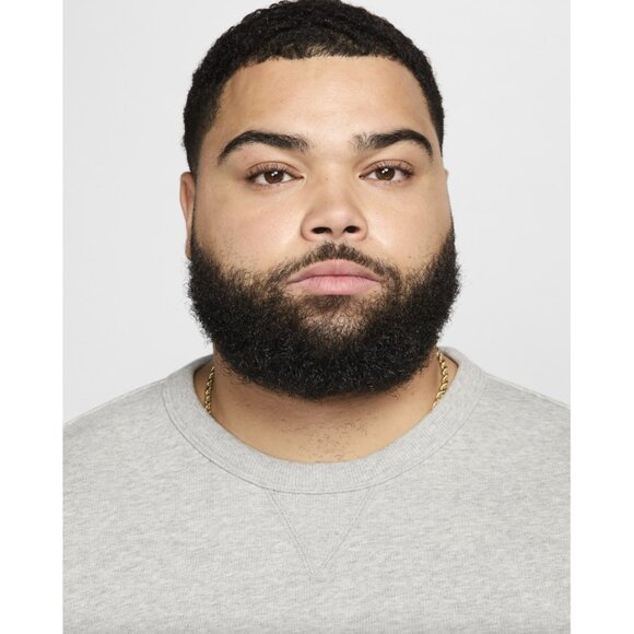 Nike Standard Issue Men's Dri-FIT Basketball Crew-Neck Sweatshirt Grey - Picture 4 of 12